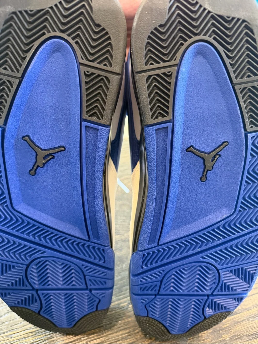 Nike Air Jordan 4 RM Motorsports Deep Royal Blue Shoes mens size 11
